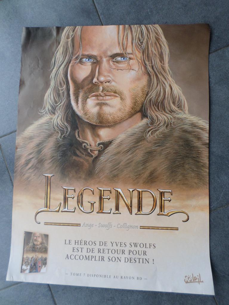 Legende - affiche 80x60 - 2019, Enlèvement ou Envoi, Rectangulaire vertical, A1 jusqu'à A3, Utilisé