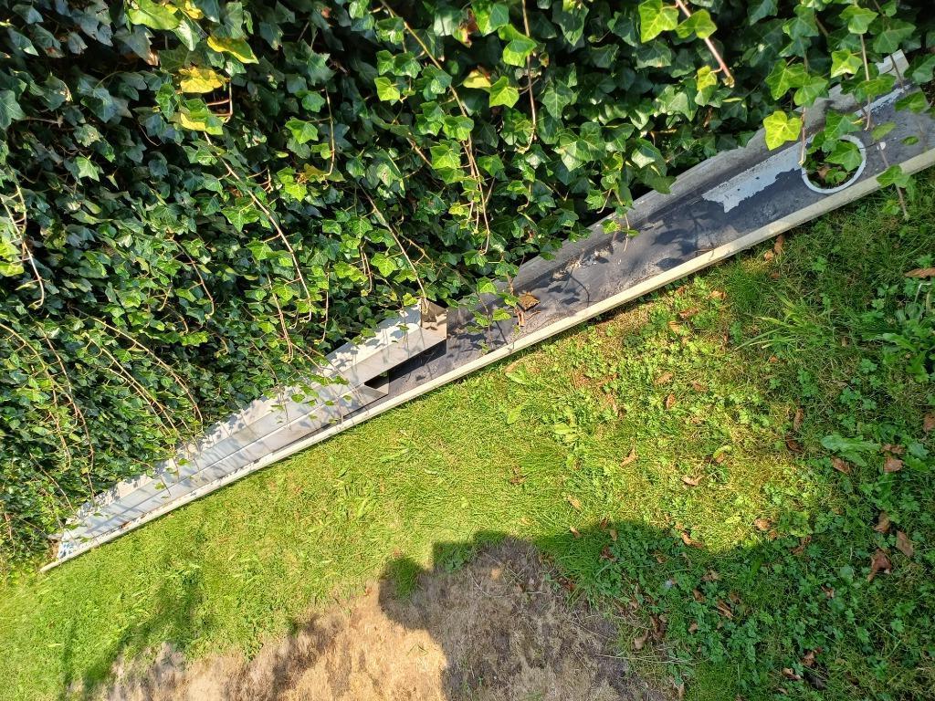 regenpijp + dakgoot, Ophalen, Gebruikt, PVC, 4 tot 6 meter