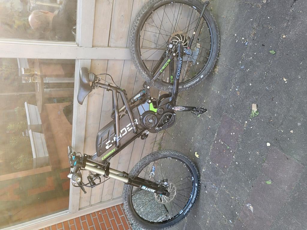 Conway extreme  e bike. motor	borstelloze motor, 1000 W batt, Fietsen en Brommers, Fietsen | Mountainbikes en ATB, Ophalen, Gebruikt