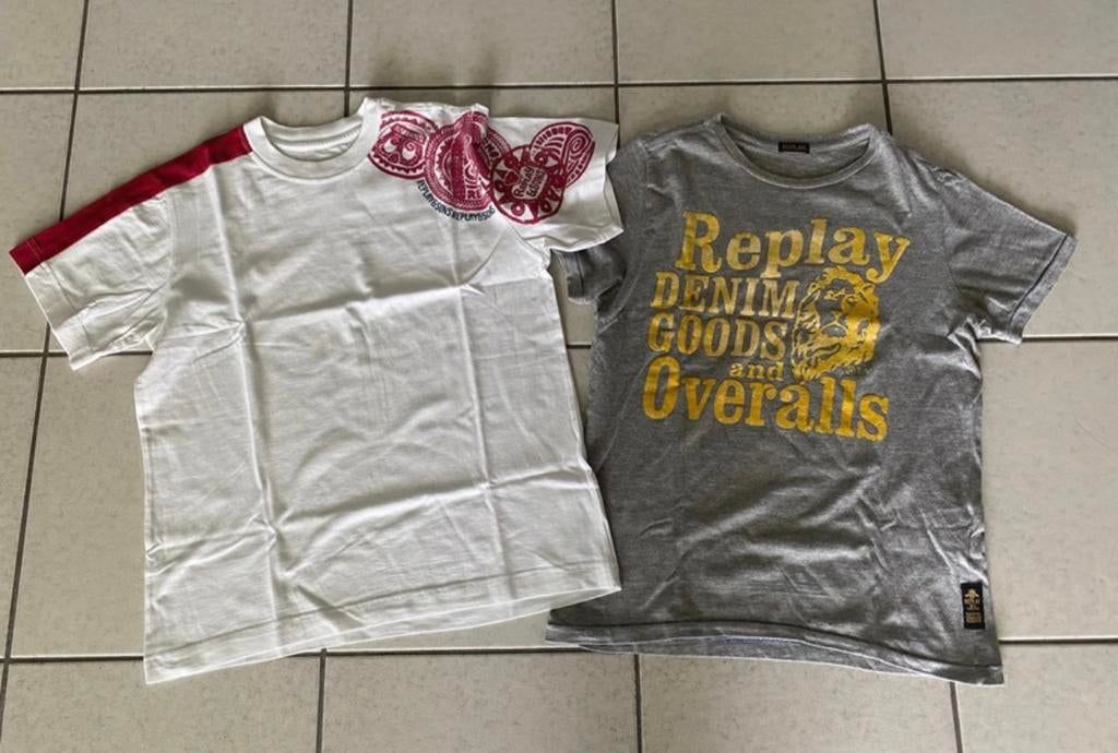 Set van 2 Replay 10 Years T-shirts, Ophalen of Verzenden, Zo goed als nieuw, Replay, Jongen of Meisje