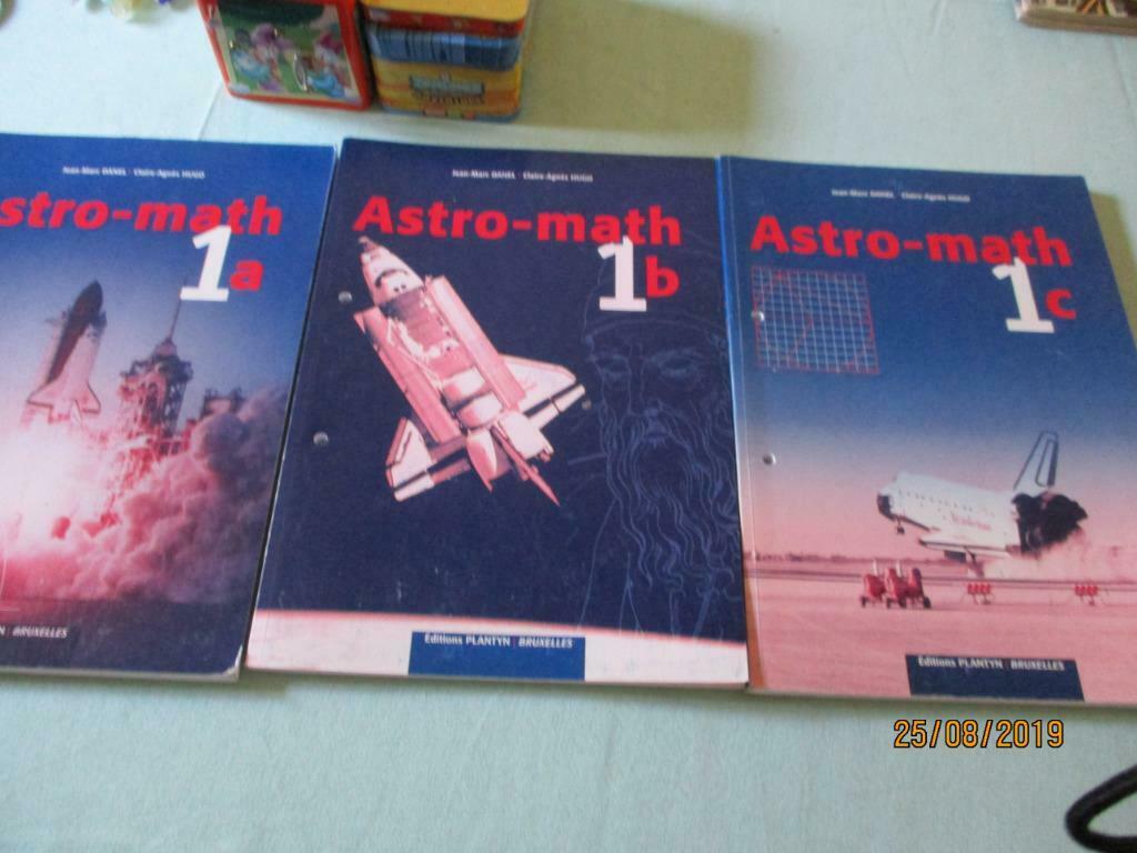 "ASTROMATH 1A - 1B - 1C" 1e SECONDAIRE., Livres, Enlèvement ou Envoi, Comme neuf, Secondaire, Mathématiques A