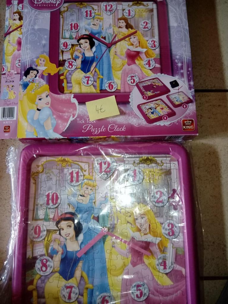 Puzzel disney klok, Ophalen of Verzenden