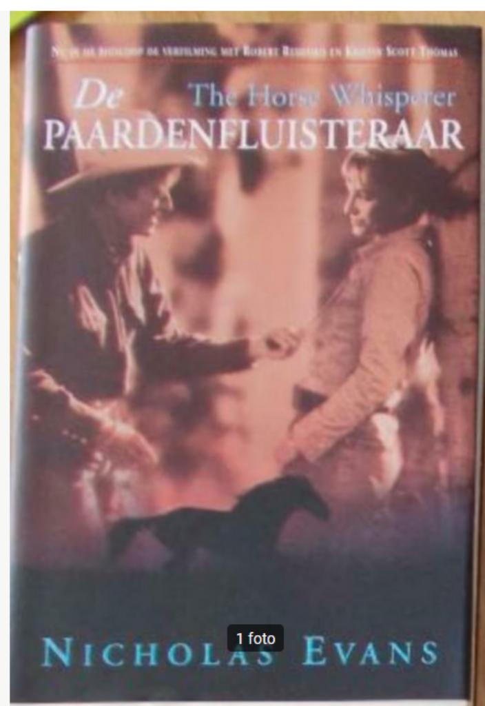 boek : DE PAARDENFLUISTERAAR - Nicholas Evans, Enlèvement ou Envoi, Utilisé, Nicolas evans, Belgique