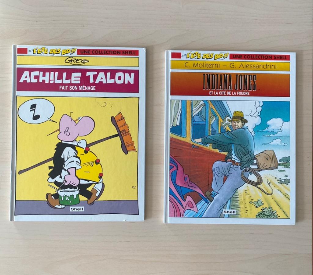 Lot BD Achille Talon & Indiana Jones, Livres, Plusieurs BD, Enlèvement ou Envoi, Utilisé