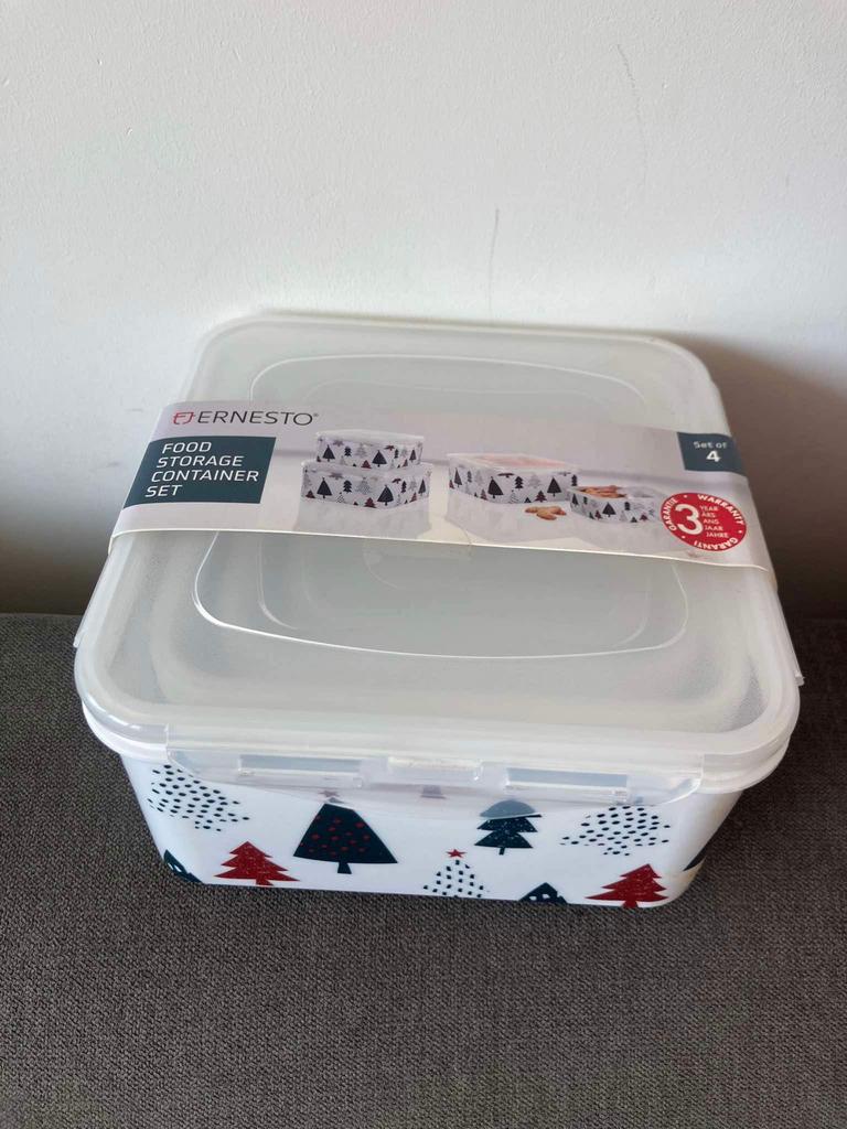 Nieuw Ernesto food storage container set, Ophalen of Verzenden, Nieuw, Bak of Kom