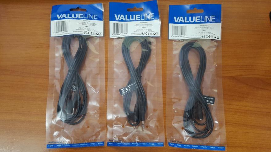 Câble d'extension audio stéréo VALUELINE 3,5 mm, Enlèvement ou Envoi, Neuf