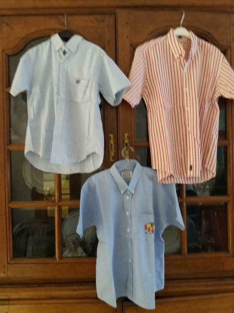 Chemise 10 ans  RUGBY  LITTLE DAVID, Garçon, Enlèvement ou Envoi, Chemise ou Chemisier, Comme neuf