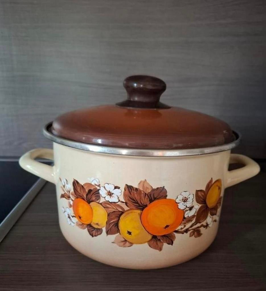 Casserole avec couvercle vintage, Enlèvement ou Envoi, Utilisé