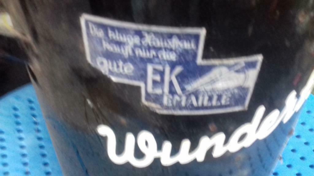 Emaille kookpotten uit w.o. 2 , Duits , Nooit gebruikt ., Antiek en Kunst, Verzenden