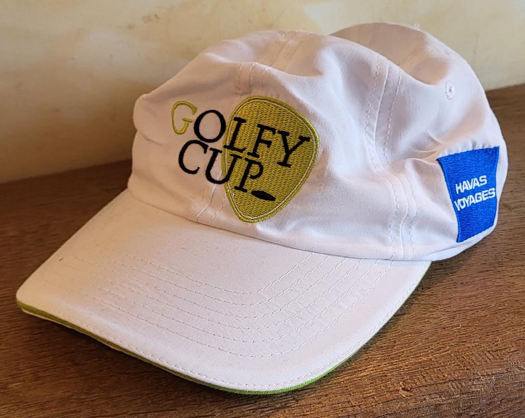 GOLFY Cup, Casquette de golf blanche, fin coton ** NEUVE **, Sports & Fitness, Golf, Enlèvement ou Envoi, Neuf, Vêtements, Autres marques