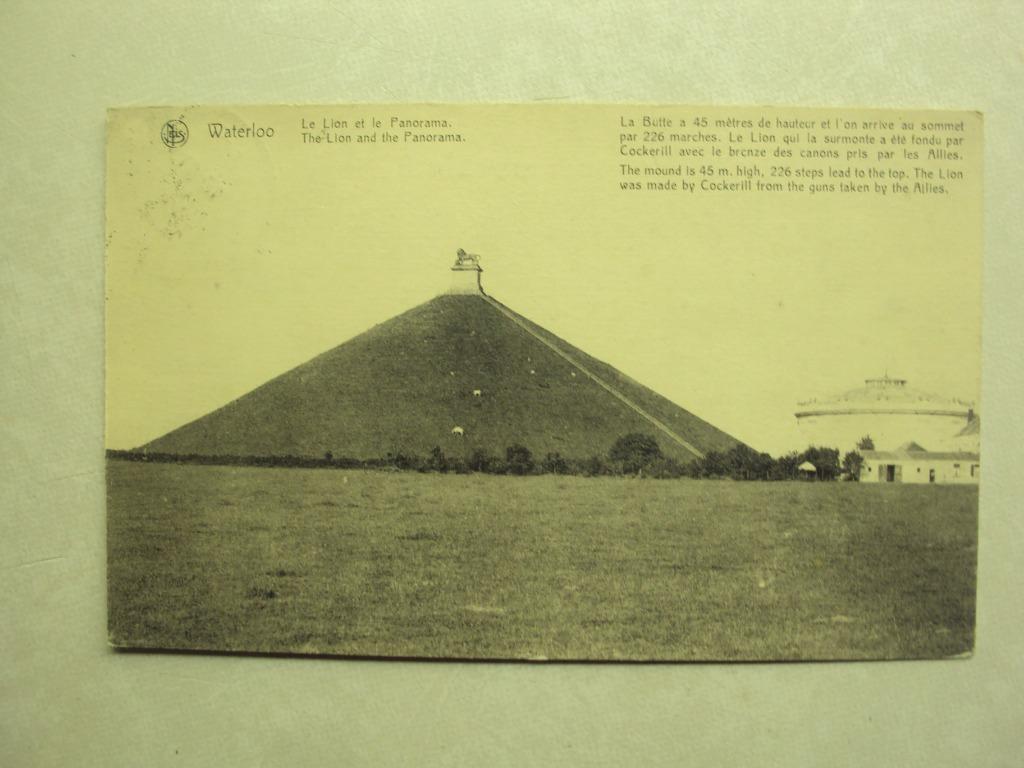 52181 - WATERLOO - LE LION ET LE PANORAMA - LA BUTTE, Envoi