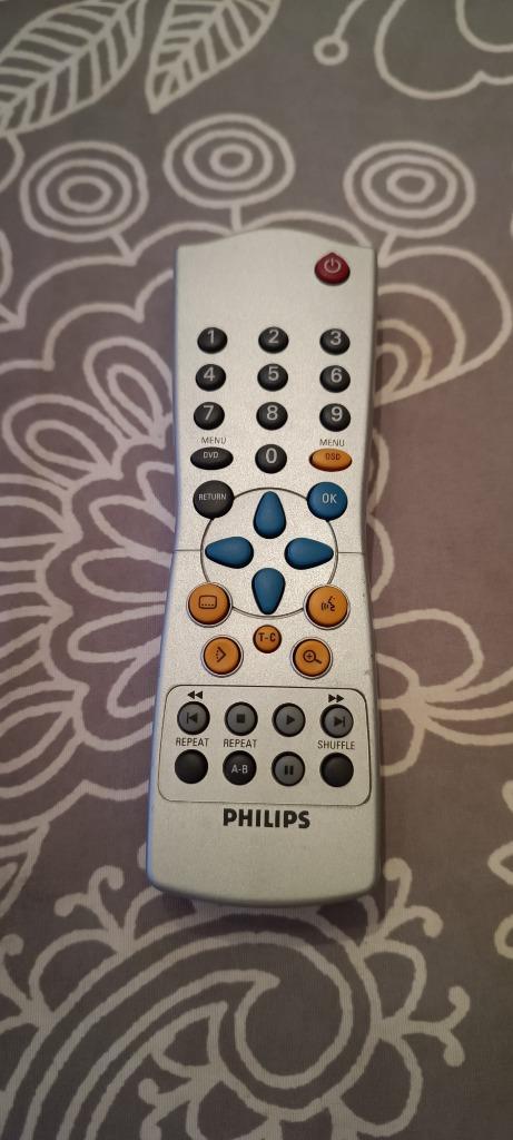 Philips RC 283207/01 Afstandsbediening voor dvd-speler, Ophalen of Verzenden, Gebruikt, Dvd