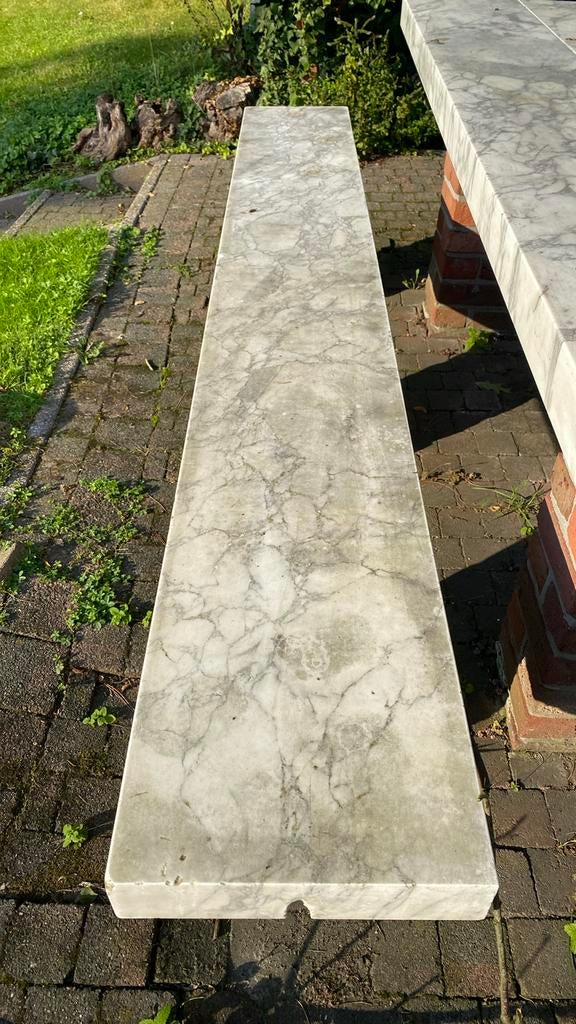 Marmeren panelen witte arabescato, Ophalen, Zo goed als nieuw