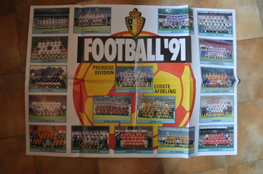 PANINI FOOT POSTERS  91-96-97-98-99-2000-01-02-03-04, Collections, Enlèvement ou Envoi, Comme neuf, Affiche, Image ou Autocollant