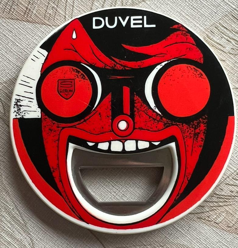 Ouvreur Devil Stefan Glerum, Enlèvement ou Envoi, Comme neuf, Ouvre-bouteille, Duvel