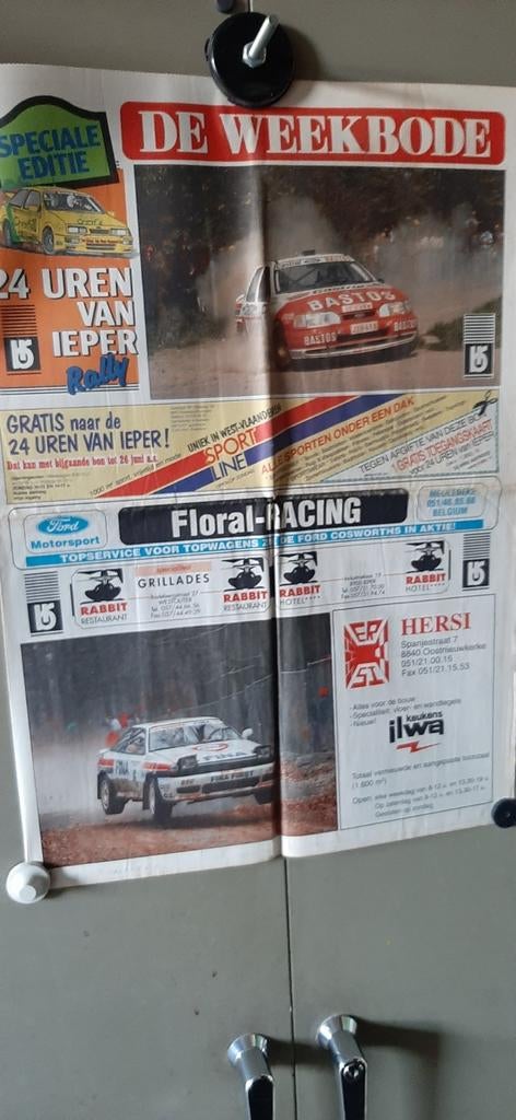 Rally Ieper  1991 De Weekbode special, Ophalen of Verzenden