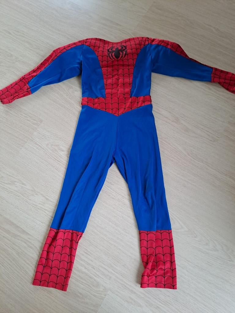 Spiderman verkleedkleding 122/128, Ophalen, Gebruikt, 122 t/m 128, Jongen of Meisje