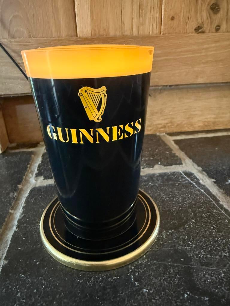 Lichtreclame guinness, Ophalen of Verzenden, Gebruikt