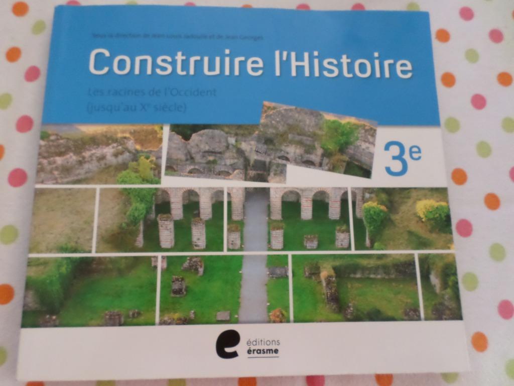 Manuel scolaire Construire l'Histoire 3e secondaire Erasme, Histoire, Enlèvement ou Envoi, Editions erasme, Comme neuf