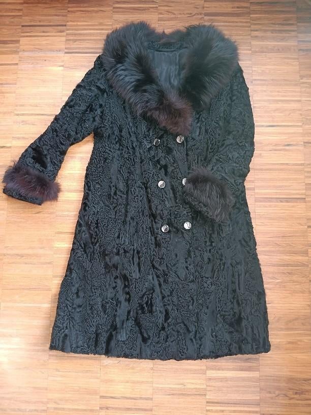 Vintage elegante bontjas, Kleding | Dames, Jassen | Winter, Zo goed als nieuw, Maat 38/40 (M), Bruin, Ophalen of Verzenden