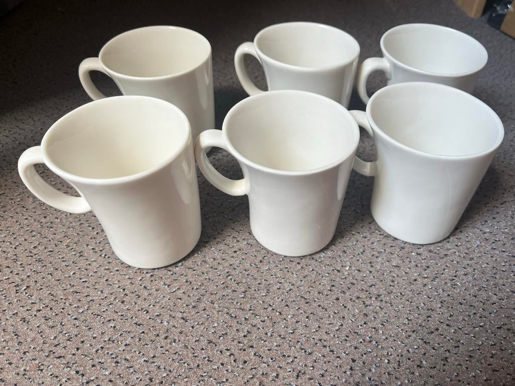6 Senseo tassen met opschrift (mat/blinkend)NIEUW, Huis en Inrichting, Keuken | Servies, Ophalen, Nieuw, Effen, Kop(pen) en/of Schotel(s)