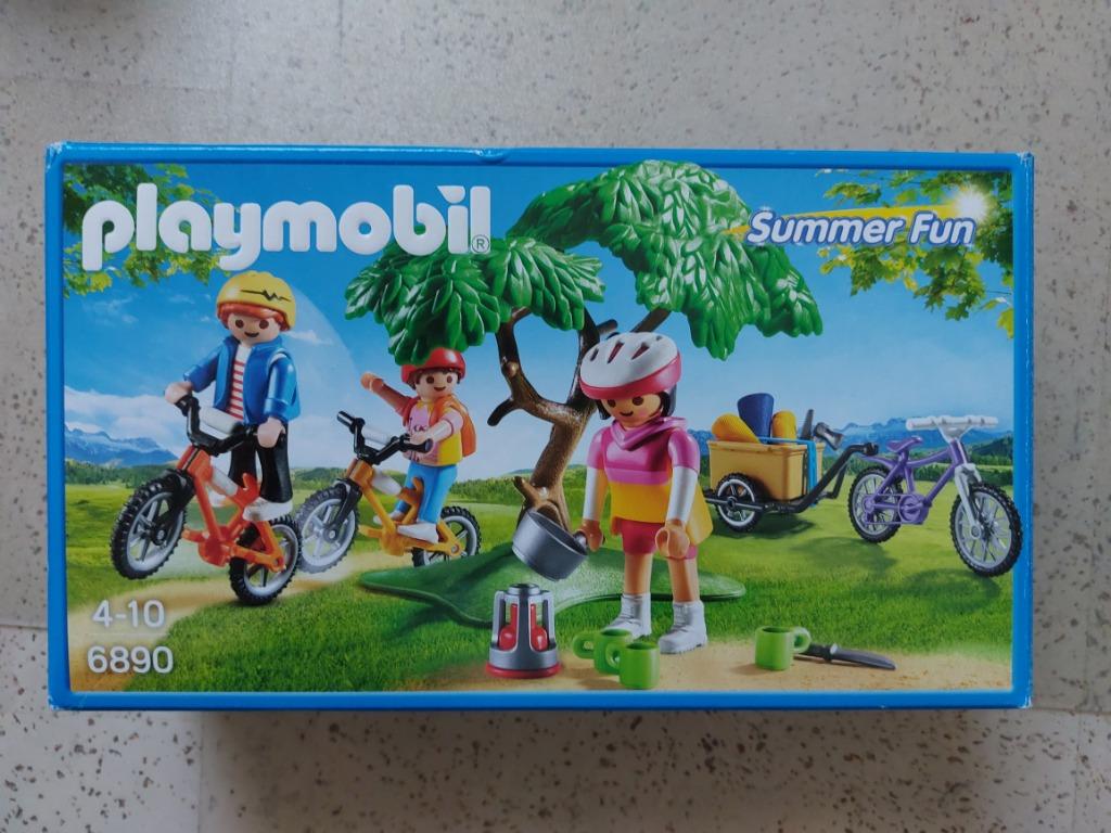 Playmobil 6890 mountainbiketocht met bolderwagen, Ophalen of Verzenden, Zo goed als nieuw