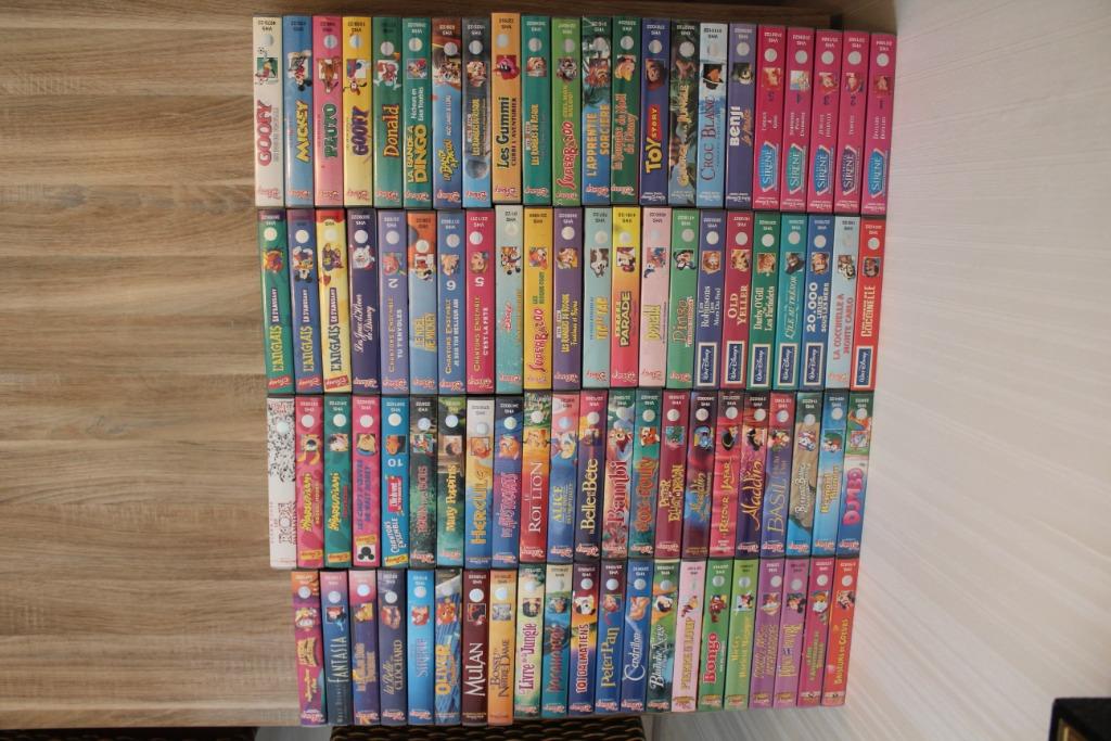 Cassette Disney + magnétoscope, Enlèvement, Autres personnages, Utilisé, Autres types