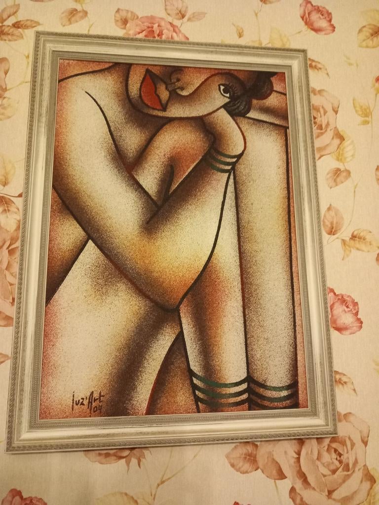 Schilderij vrouw, Enlèvement