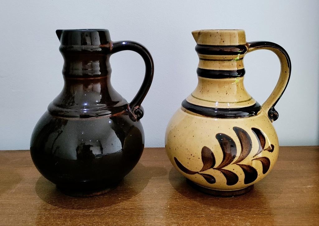 2 vazen / kruiken Jasba (West-Germany keramiek), Ophalen of Verzenden