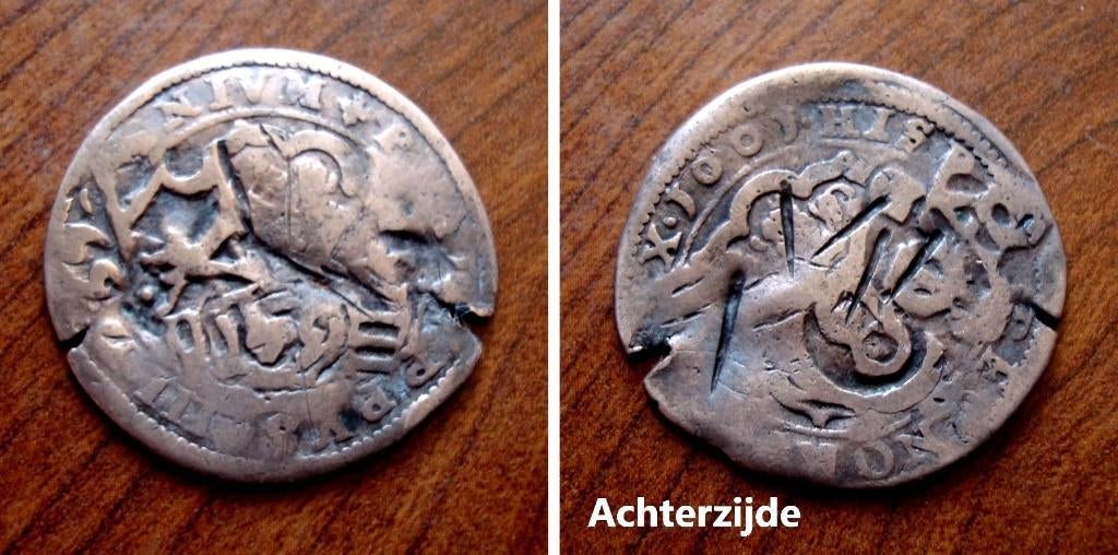 Oude rekenpenning met eigentijdse overslagen, Verzenden, Brons