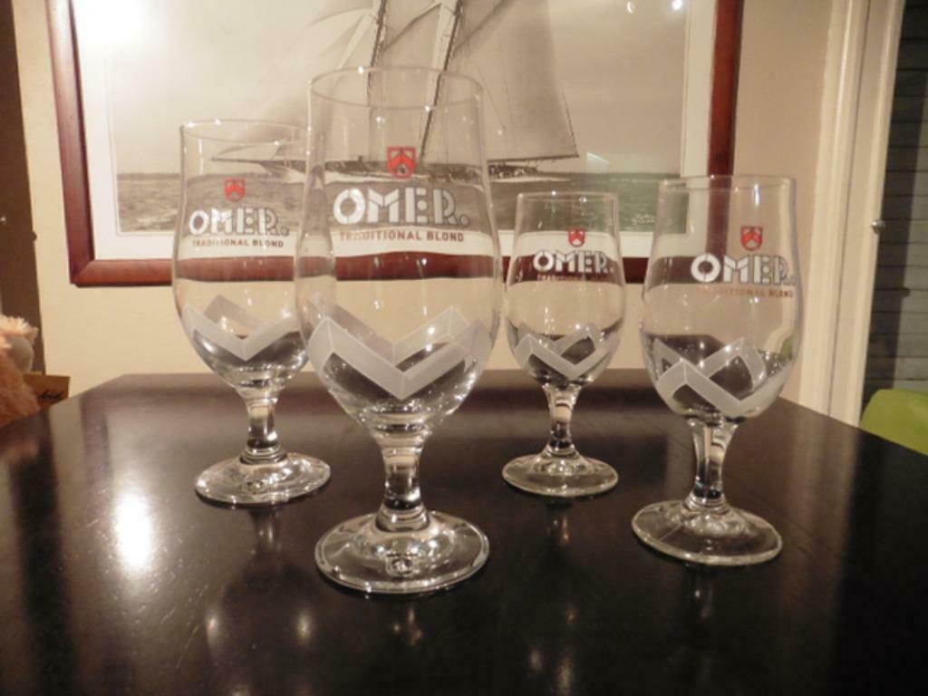 Omer glas - gewone en degustatie, Verzamelen, Glas en Drinkglazen, Ophalen of Verzenden, Zo goed als nieuw, Bierglas