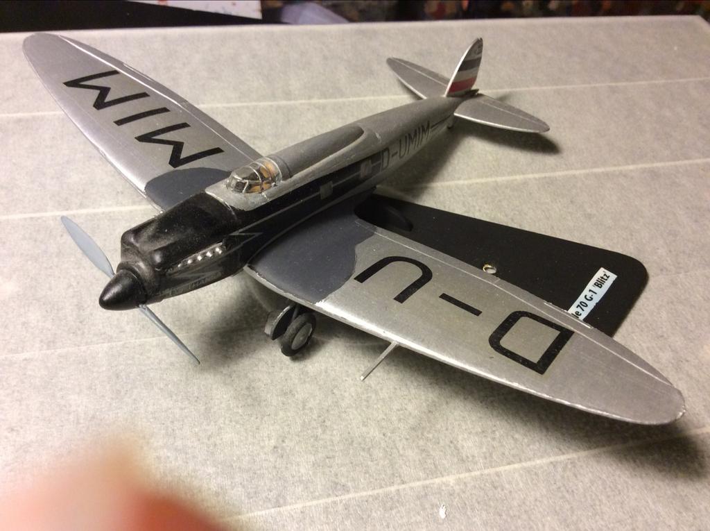 Heinkel HE 70G-1Blitz., Hobby en Vrije tijd, Modelbouw | Vliegtuigen en Helikopters, Ophalen of Verzenden, Zo goed als nieuw, Revell