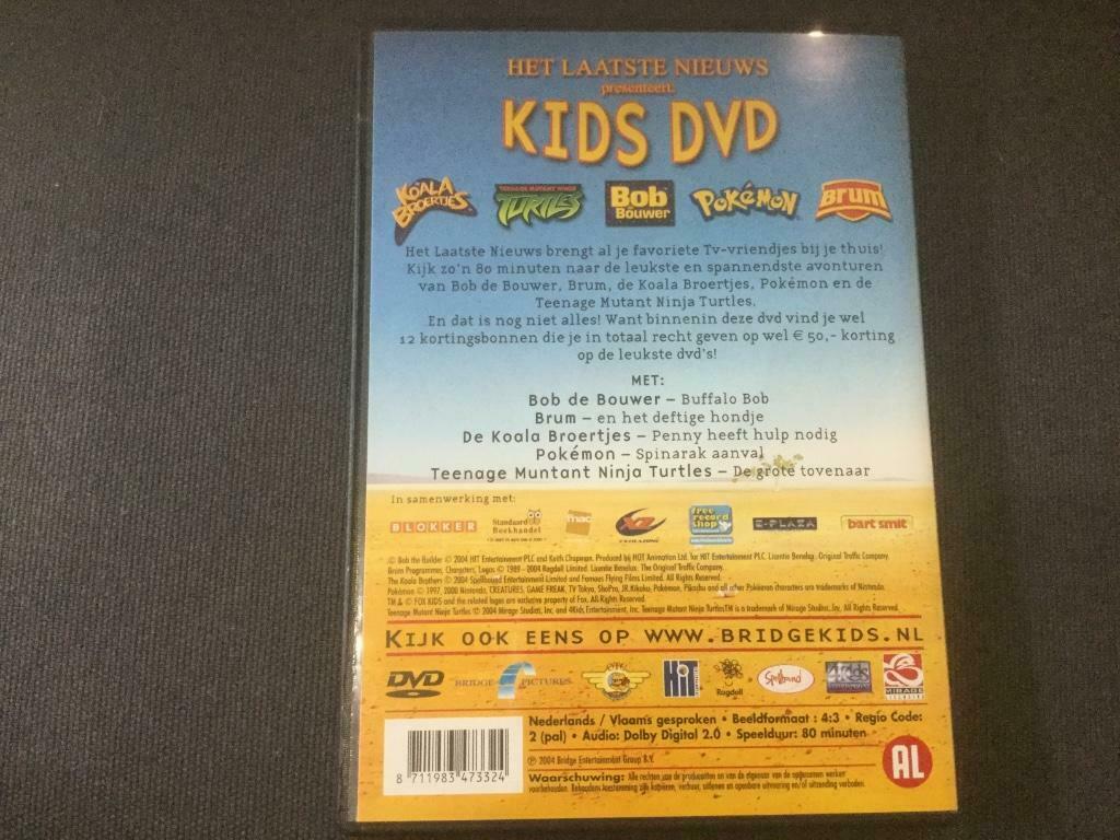 Kids dvd Het Laatste Nieuws Bob de Bouwer Pokemon Brum, Enlèvement ou Envoi, Éducatif