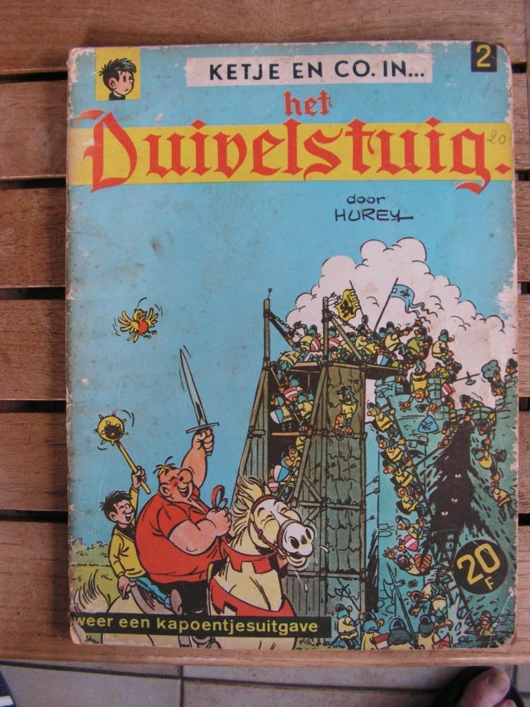 Oude strip Ketje en Co - “Duivelstuig”, Boeken, Eén stripboek, Ophalen of Verzenden, Gelezen