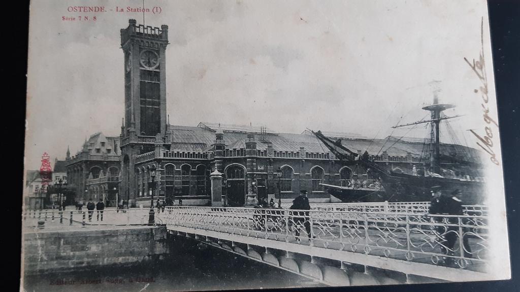 Oostende OSTENDE la gare STATION  1905, Enlèvement ou Envoi