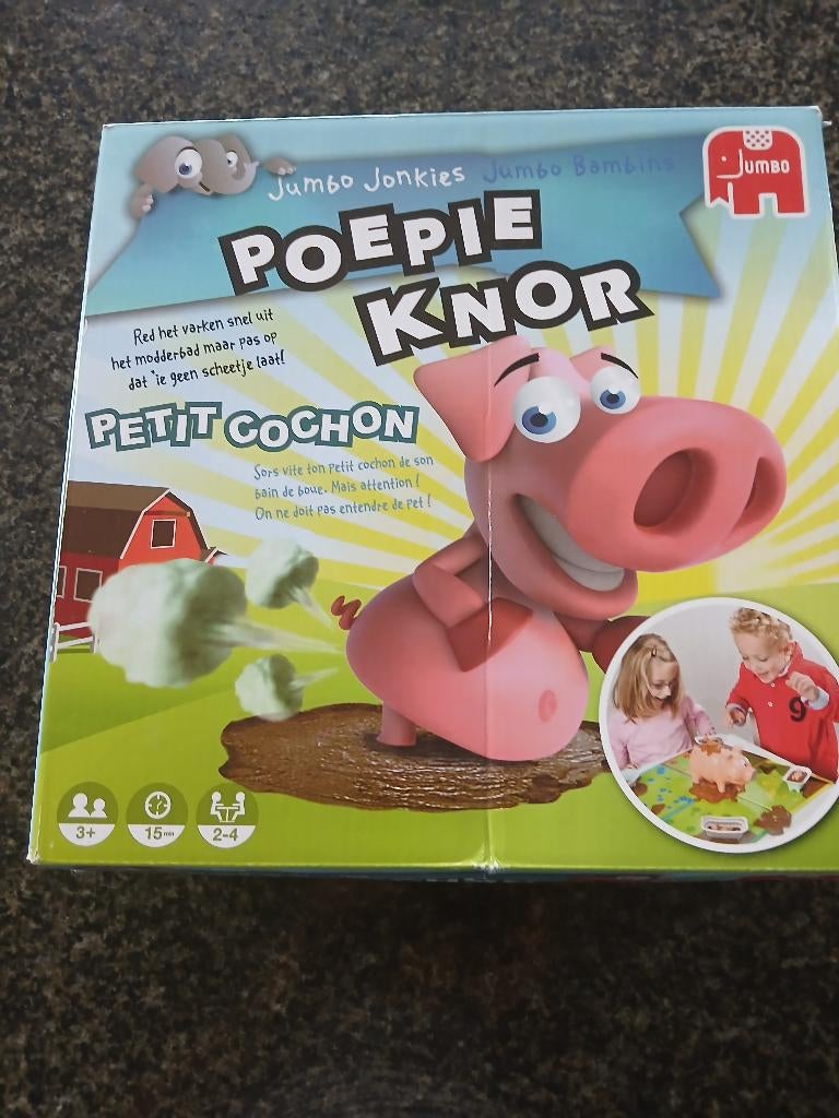 Jumbo poepie knor gezelschapsspel, Ophalen of Verzenden, Zo goed als nieuw