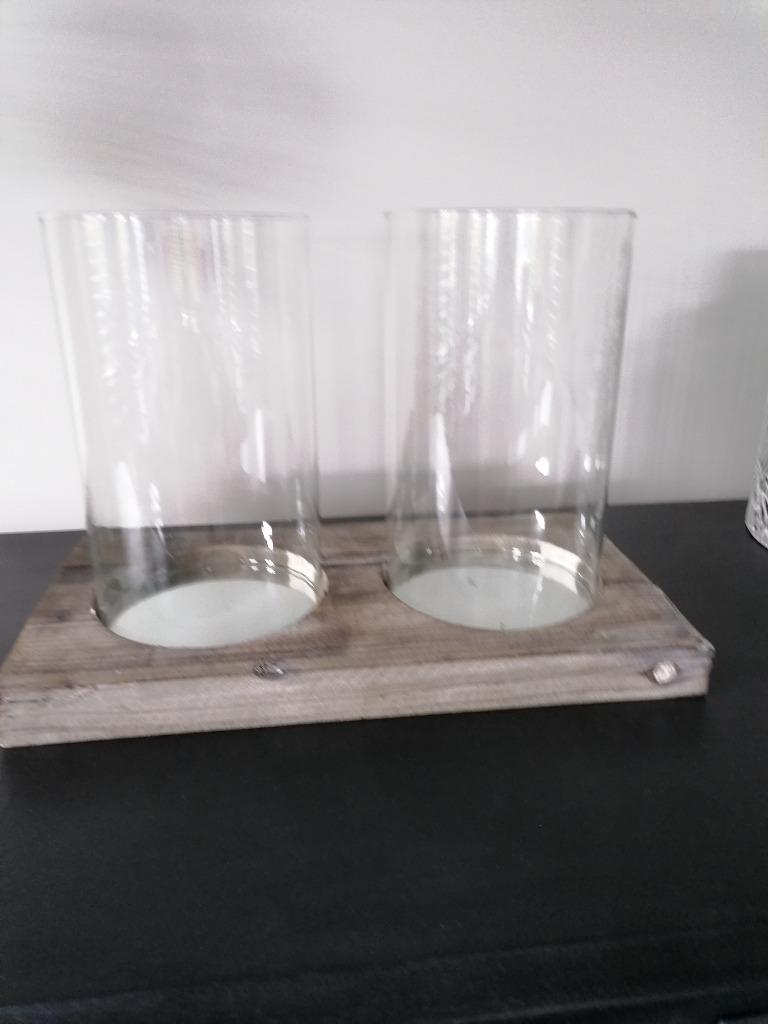 Superbe photophore 2 bougies., Enlèvement ou Envoi, Neuf, Autres matériaux