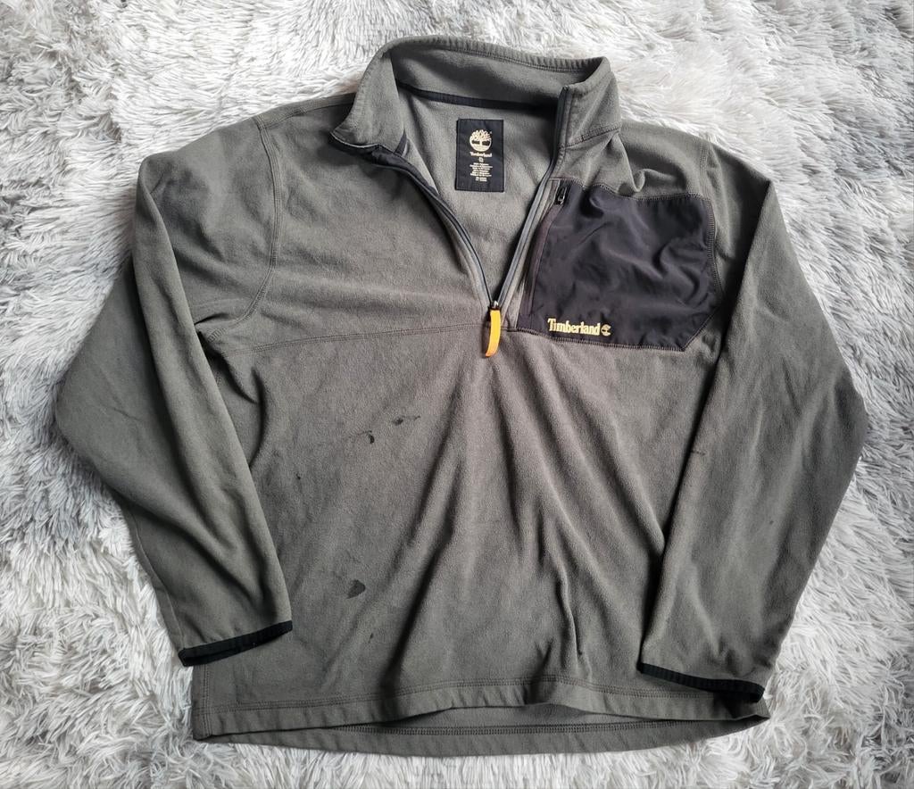 Sweat Polaire Timberland Quarter-Zip Gris Anthracite - XL, Vêtements | Hommes, Pulls & Vestes, Enlèvement ou Envoi, Noir