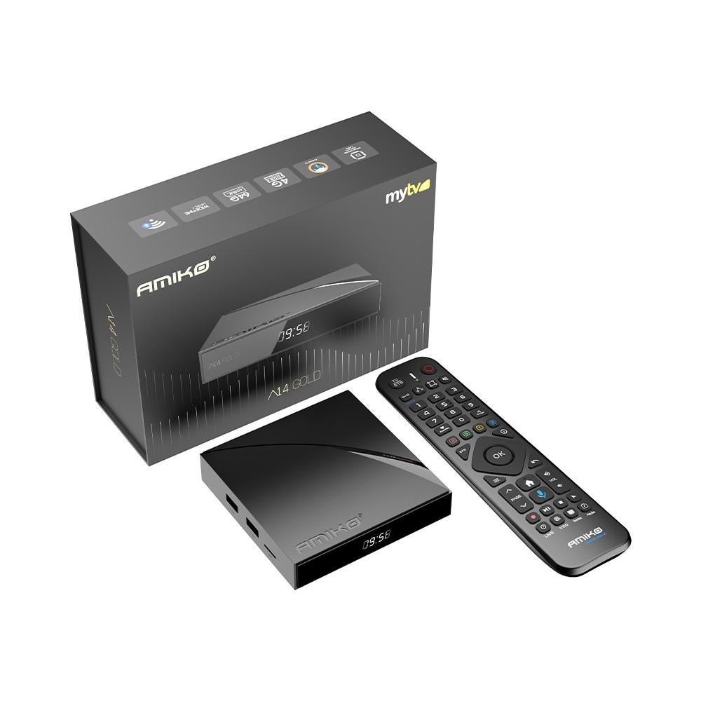 Amiko A14 Gold, Audio, Tv en Foto, Mediaspelers, HDMI, Ophalen of Verzenden