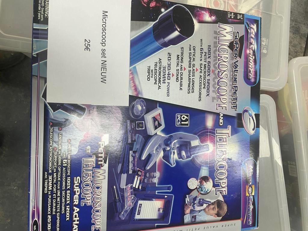 Microscoop, Ophalen, Nieuw