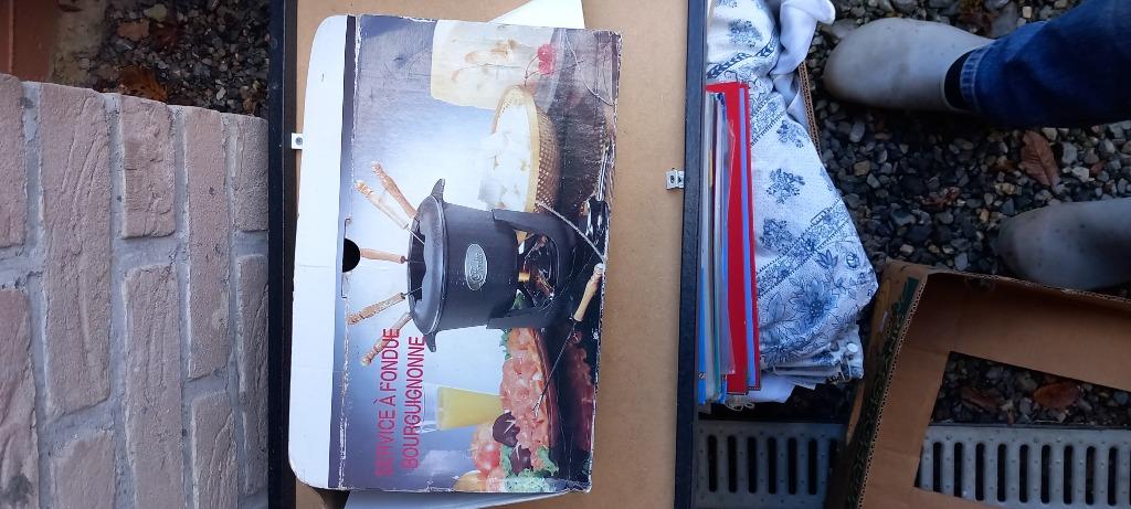 appareil à fondue, Electroménager, Enlèvement, Utilisé, Brûleur, Service à fondue