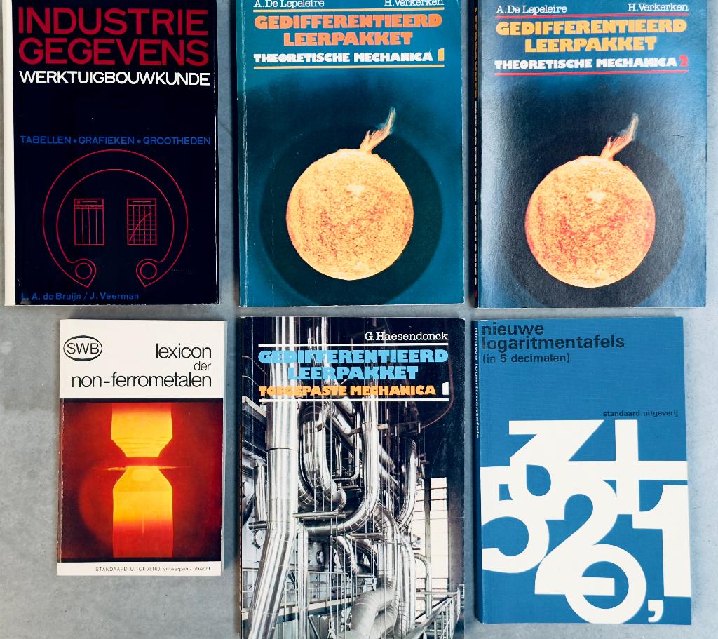 Technische studieboeken mechanica & werktuigbouw, Enlèvement, Utilisé