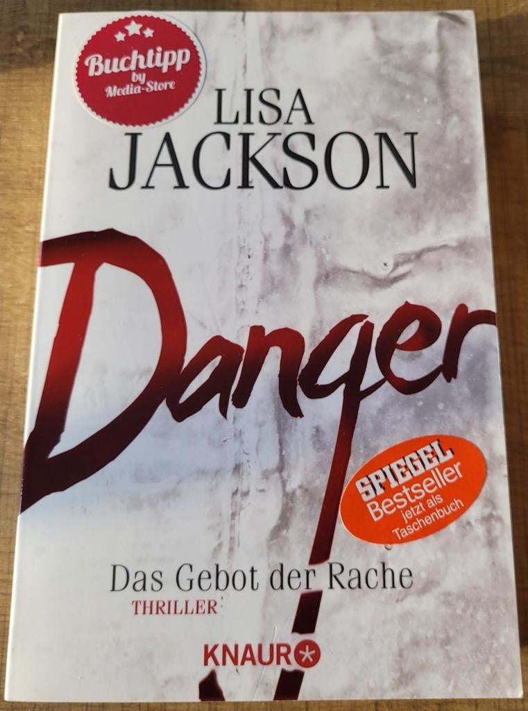 Lisa Jackson - Danger - Duitstalige paperback, Enlèvement ou Envoi, Comme neuf, Amérique