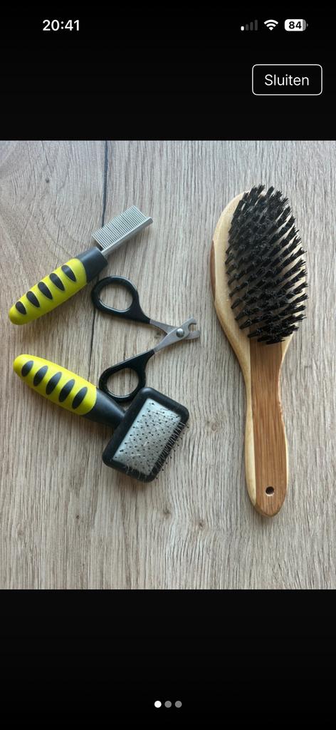 Grooming kit konijn + 1 container (10 l), Animaux & Accessoires, Rongeurs & Lapins | Accessoires, Comme neuf, Enlèvement