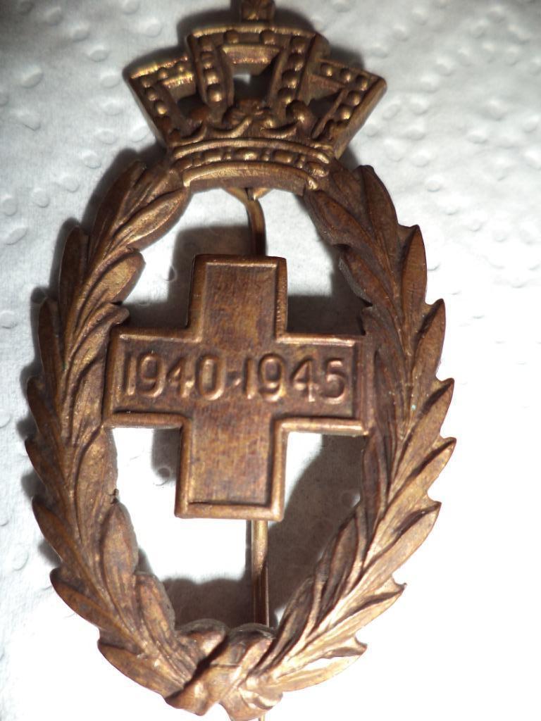 1940-1945 medaille speld erepenning WW II wereldoorlog ABBL, Ophalen of Verzenden