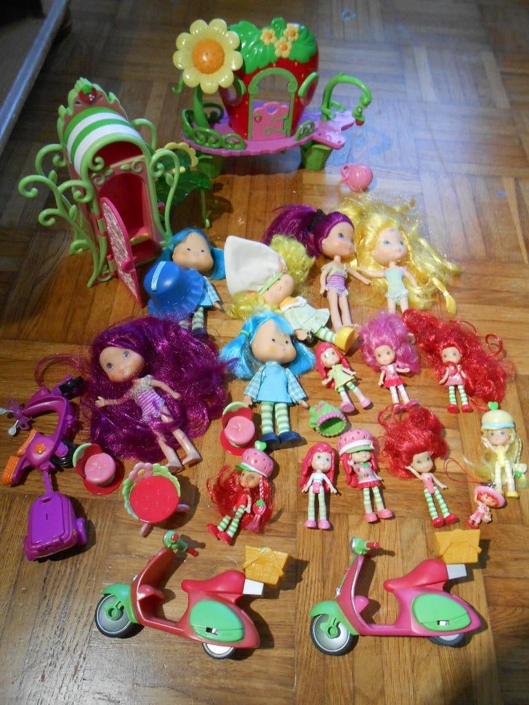 Charlotte aux fraises, poupées figurines accessoires EN LOT, Ophalen, Gebruikt