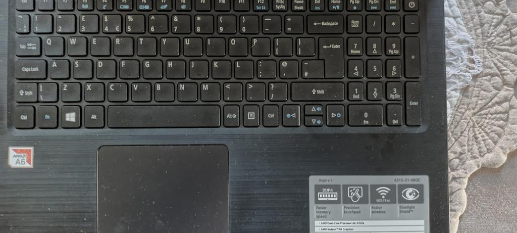 Verkoop van een Acer laptop Aspire 3., Computers en Software, Windows Laptops, Ophalen of Verzenden, 4 GB