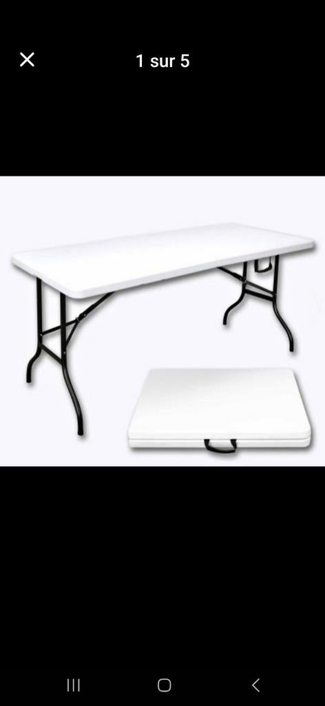 Location table pliante, Hobby & Loisirs créatifs, Enlèvement