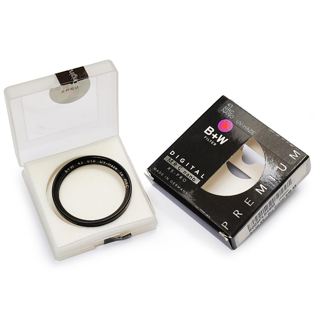 B+W 010 UV-Haze 1x MRC F-PRO ⌀43, Audio, Tv en Foto, Foto | Filters, Ophalen of Verzenden, Zo goed als nieuw, Minder dan 50 mm
