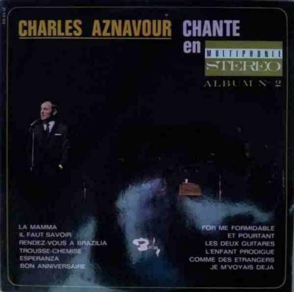 LP Charles Aznavour: Charles Aznavour Chant, Ophalen of Verzenden, 12 inch